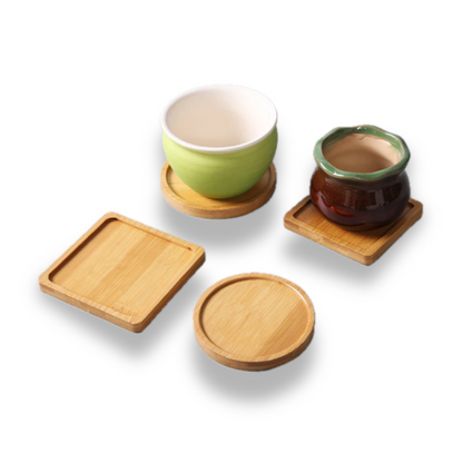 Eco-Friendly Bamboo Cup Mats