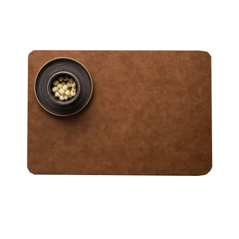 Luxury Solid Leather Mat