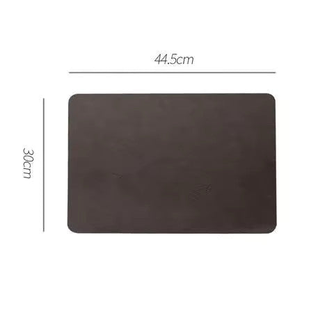 Luxury Solid Leather Mat