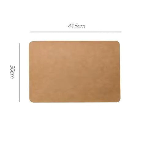 Luxury Solid Leather Mat