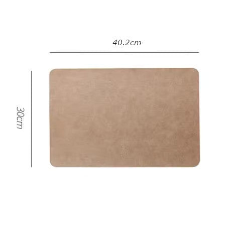 Luxury Solid Leather Mat