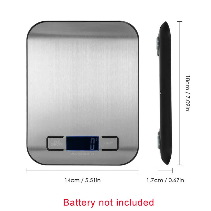 Elegant Stainless Steel Kitchen Scale