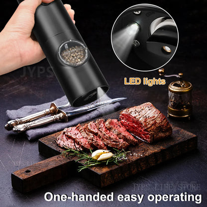 Automatic Salt And Pepper Grinder Set