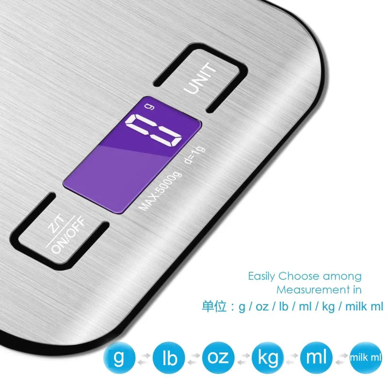 Elegant Stainless Steel Kitchen Scale