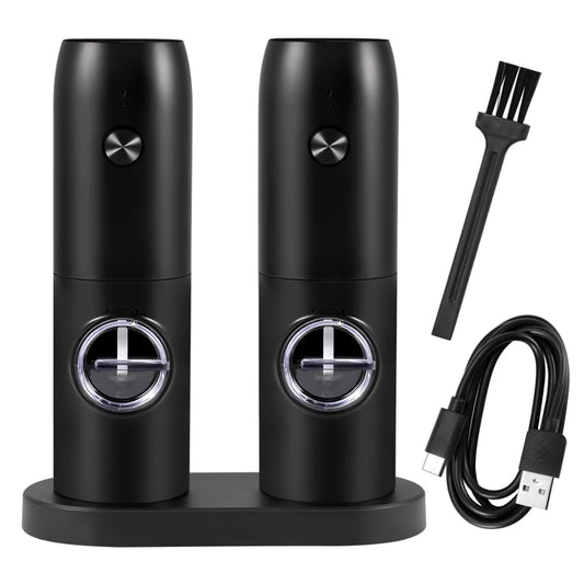 Automatic Salt And Pepper Grinder Set