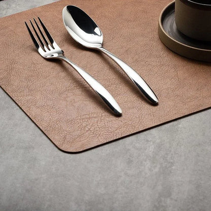 Luxury Solid Leather Mat